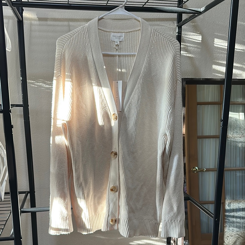 Cozy Earth Oversized Classic Cardigan NWT